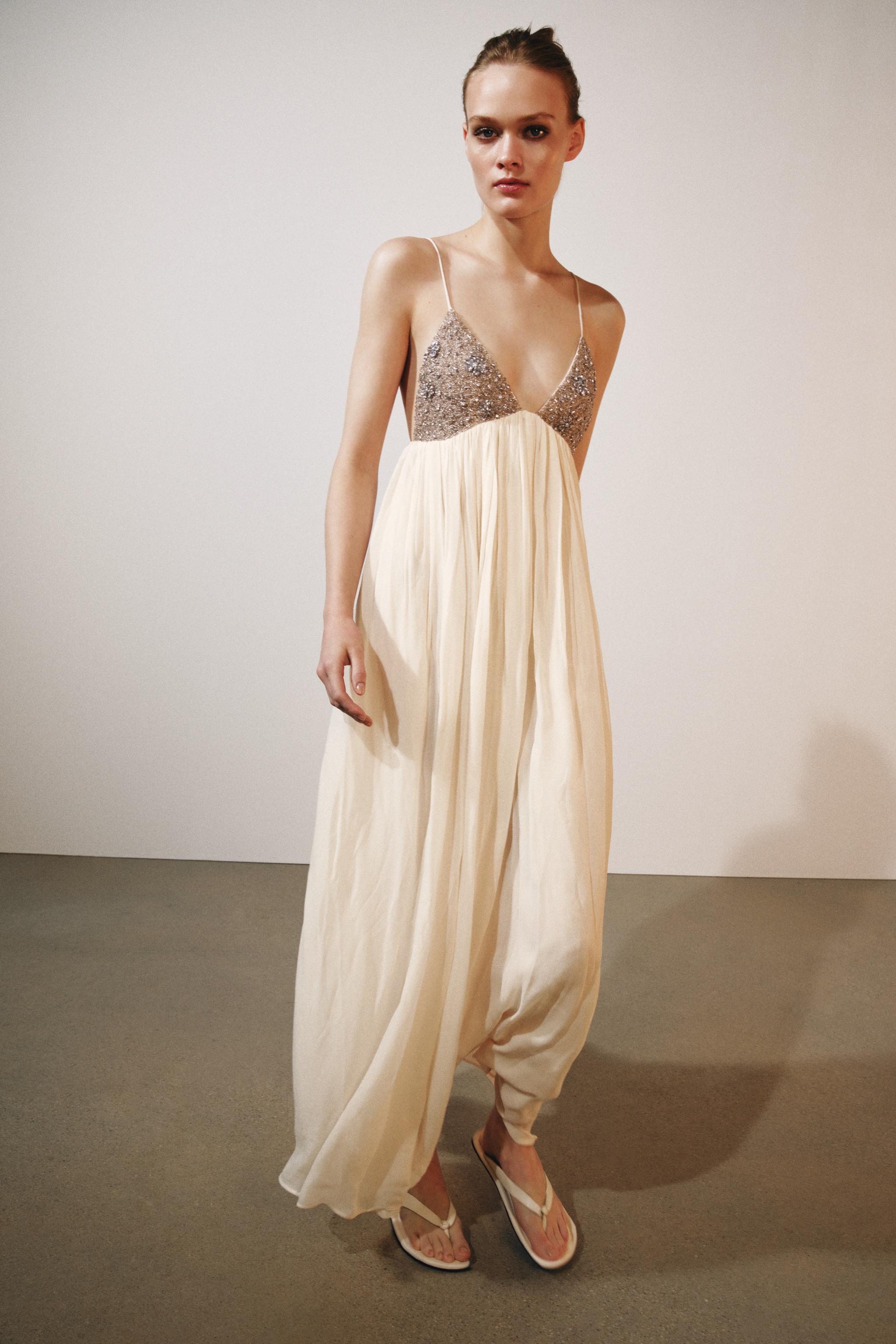 ZW COLLECTION BEADED MIDI DRESS